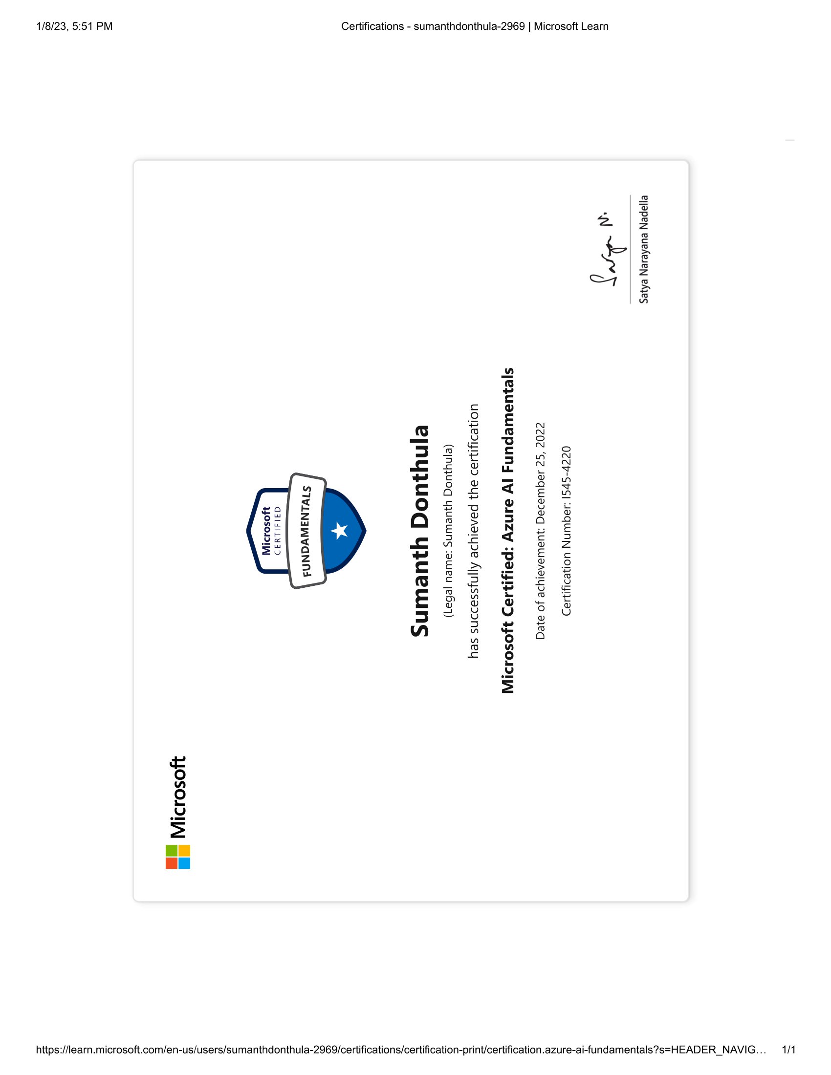 Certification 3